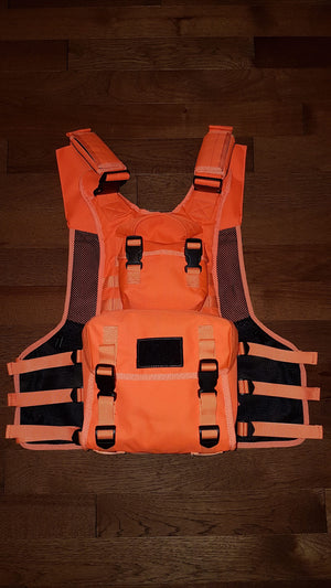 Tactical Blaze Orange Molle Search & Rescue Vest – Canada Hunt Gear
